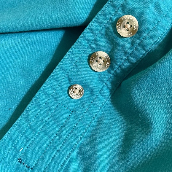 Magellan Fish Gear Blue Men's Shirt Size 3XL Relaxed Fit - Picture 11 of 15